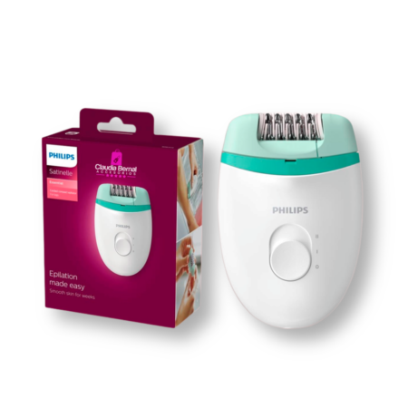 DEPILADORA PHILIPS SATINELLE ESSENTIAL CON CABLE COMPACTA BRE22400