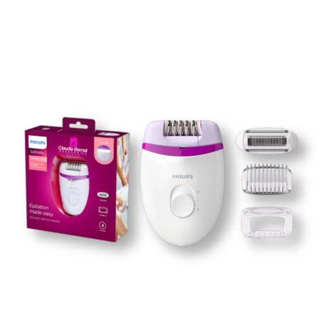 DEPILADORA PHILIPS SATINELLE ESSENTIAL CON CABLE COMPACTA BRE27500