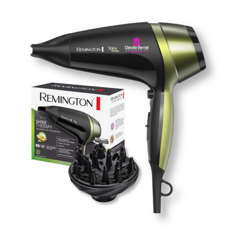 SECADOR ORIGINAL REMINGTON SHINE THERAPY AGUACATE Y MACADAMIA D13A